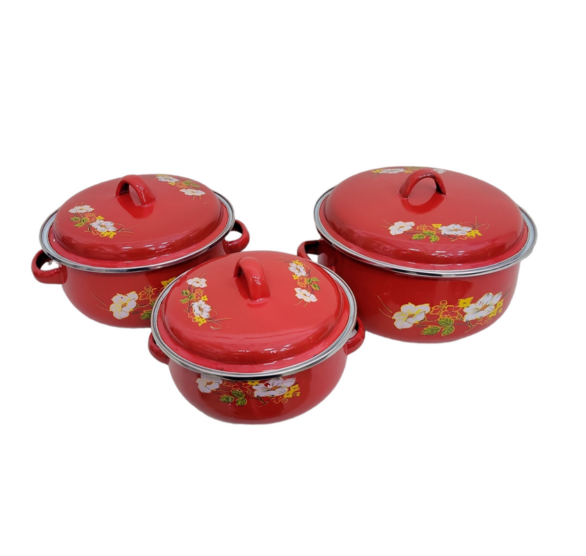 Set de 3 ollas 16,18,20cm