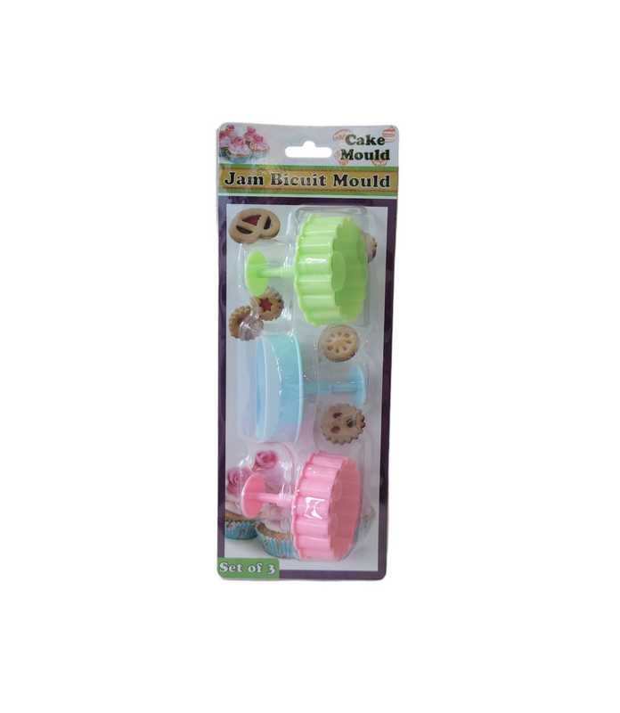 set de 3 cortadores de galletas