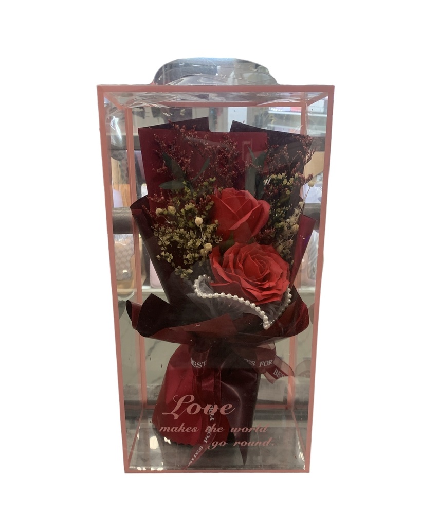 Ramo de flor jabón en estuche 