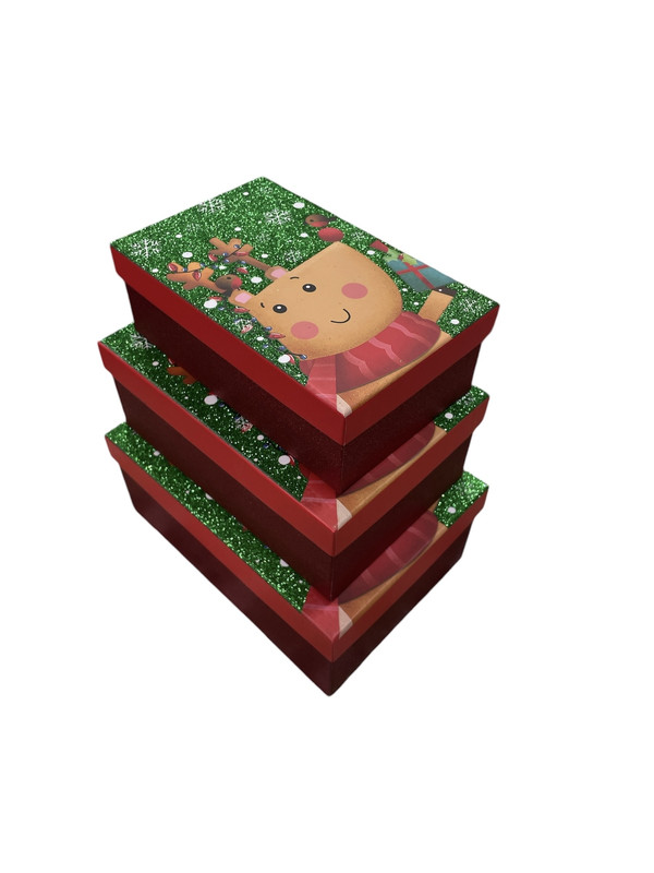 SET DE 3 CAJAS NAVIDEÑAS