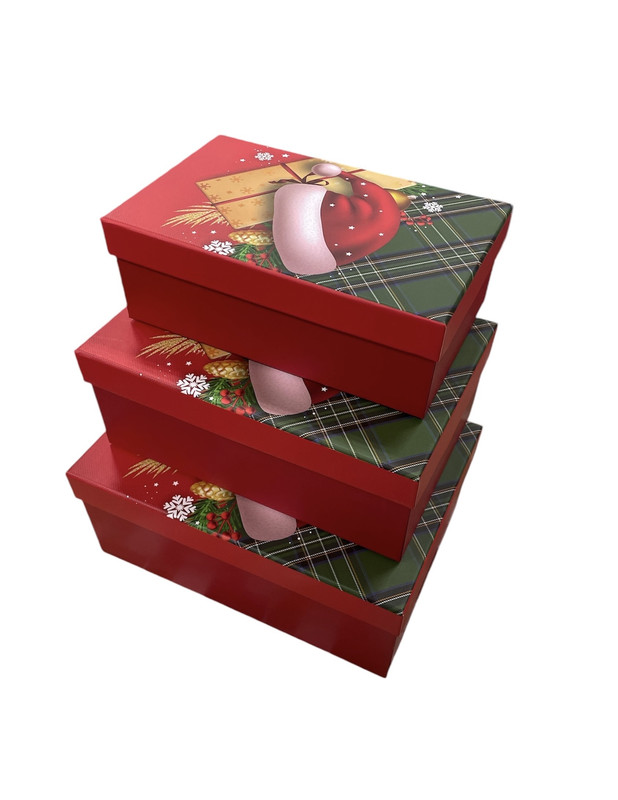 SET DE 3 CAJAS NAVIDEÑAS