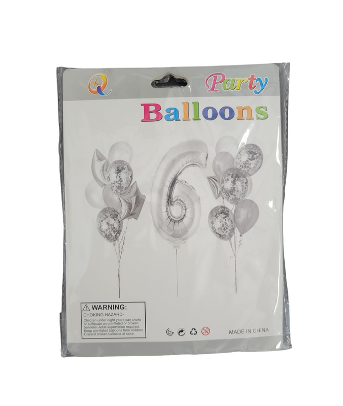 Set De Globos Con  Cinta