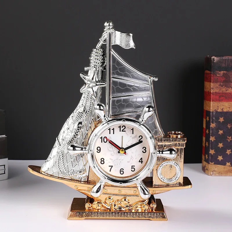 Reloj despertador figura barco