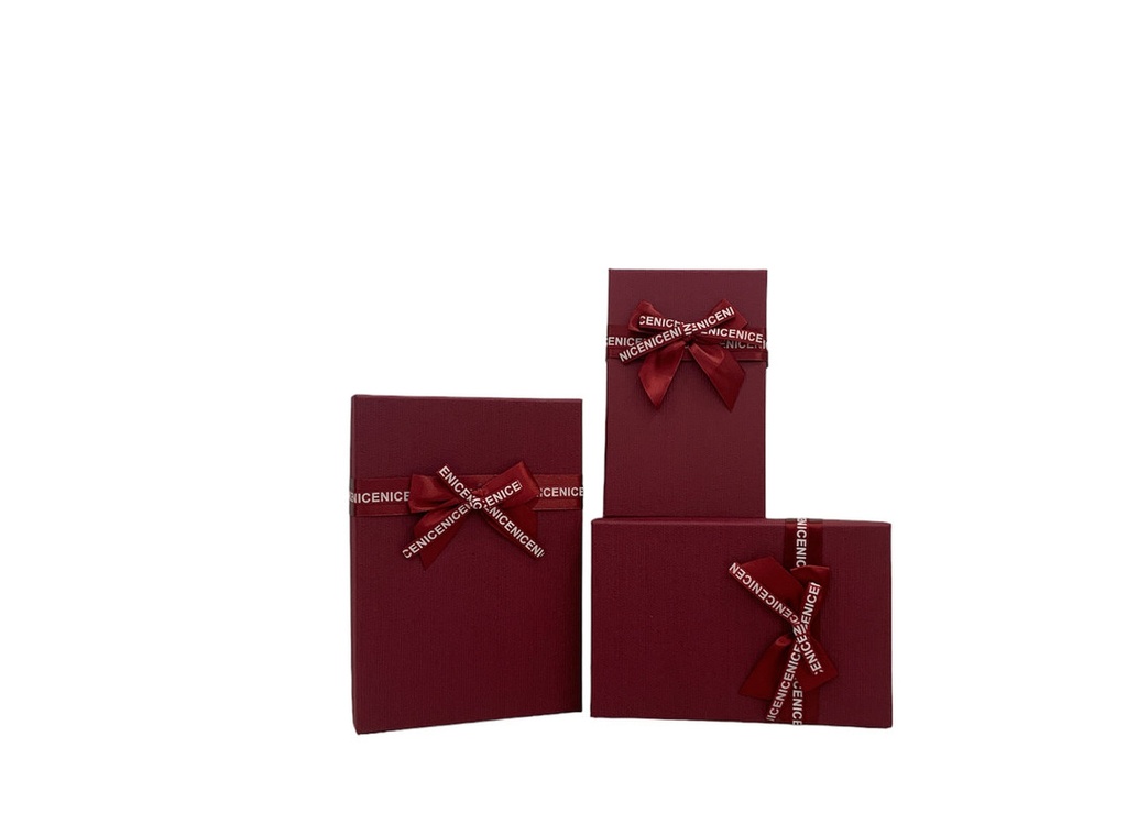 Set de 3 Cajas para regalo