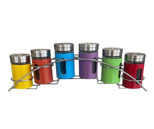[A507-ZBOR-6] Set de 6 Saleros de vidrio 6x85ml
