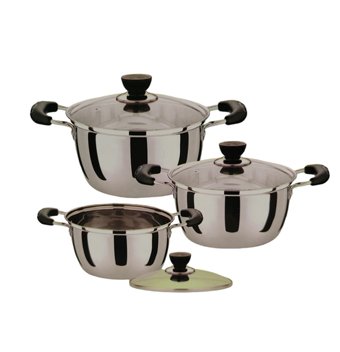 [MC221840] Juego de ollas 3 pcs 18/20/22cm