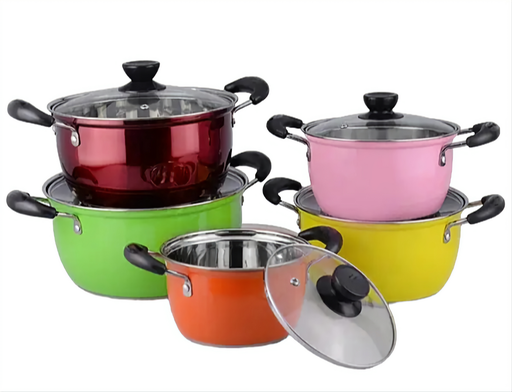 [MC222551] Set de Ollas 10 pzs 16, 18, 20, 22, 24cm