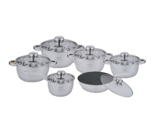 [MC222559] Set de Ollas 12 pzs 2/18cm 20, 22cm 2/26cm