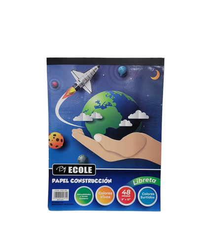 [HND-48] Papel construccion 48 hojas
