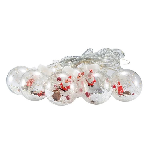 [CH-2416361-23] LUCES NAVIDEÑAS FIG. ESFERA COLGANTES