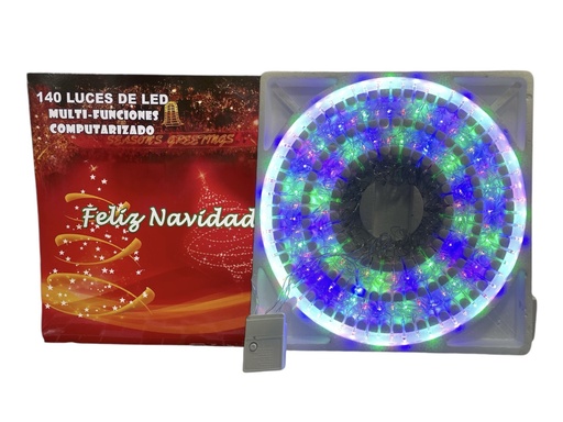 [RC220292-C] Luz led navideña de 140 luces multicolor