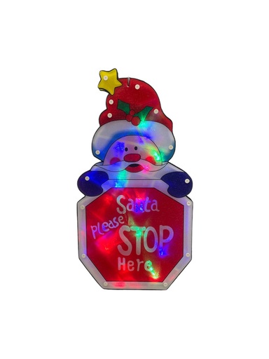 [MC244006] SANTA CLAUS CON LUZ MULTICOLOR