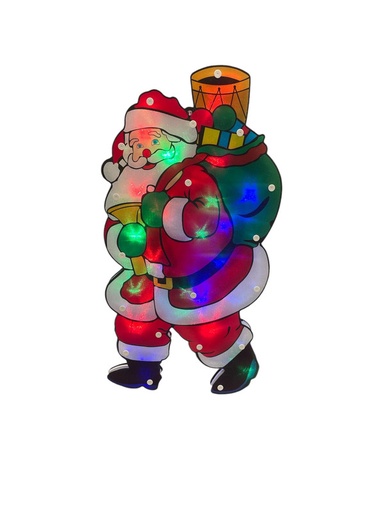 [MC244008] SANTA CLAUS CON LUZ MULTICOLOR