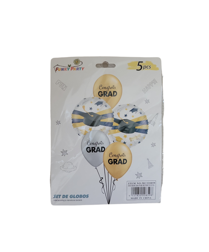 [MC220859] GLOBO DE GRADUACION 5PCS