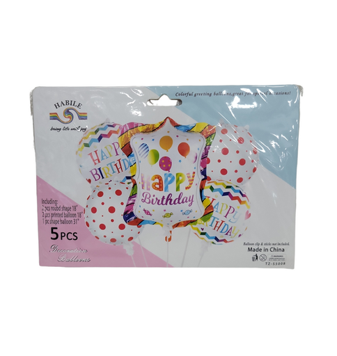 [MC212194] Globos Decorativos 5 PZS